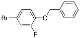 1-BENZYLOXY-4-BROMO-2-FLUOROBENZENE 结构式