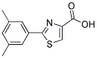 2-(3,5-DIMETHYL-PHENYL)-THIAZOLE-4-CARBOXYLIC ACID 结构式