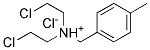 2-CHLORO-N-(2-CHLOROETHYL)-N-(4-METHYLBENZYL)-1-ETHANAMINIUM CHLORIDE 结构式