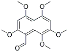 2,4,5,7,8-Pentamethoxy-naphthalene-1-carbaldehyde 结构式