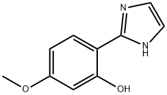 2-(1H-IMIDAZOL-2-YL)-5-METHOXY-PHENOL 结构式