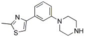 1-[3-(2-METHYL-THIAZOL-4-YL)-PHENYL]-PIPERAZINE 结构式