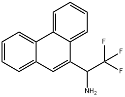 2,2,2-Trifluoro-1-phenanthren-9-yl-ethylamine 结构式