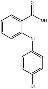 2-(4-Hydroxy-phenylamino)-benzoic acid 结构式