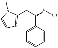 N-[2-(1-甲基-1H-咪唑-2-基)-1-苯基乙亚基]羟胺 结构式