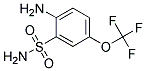 2-AMINO-5-(TRIFLUOROMETHOXY)BENZENESULPHONAMIDE 结构式