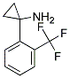 1-(2-(TRIFLUOROMETHYL)PHENYL)CYCLOPROPANAMINE 结构式