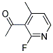 1-(2-FLUORO-4-METHYLPYRIDIN-3-YL)ETHANONE 结构式