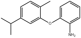 2-(5-ISOPROPYL-2-METHYLPHENOXY)ANILINE 结构式