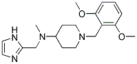 1-(2,6-DIMETHOXYBENZYL)-N-(1H-IMIDAZOL-2-YLMETHYL)-N-METHYLPIPERIDIN-4-AMINE 结构式