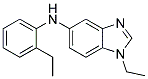 (1-ETHYL-1H-BENZOIMIDAZOL-5-YL)-(2-ETHYL-PHENYL)-AMINE 结构式