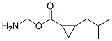 1-AMINOMETHYL-2-ISOBUTYL-CYCLOPROPANECARBOXYLIC ACID 结构式