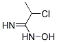 2-Chloro-N-hydroxy-propionamidine 结构式