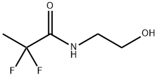 2,2-二氟-N-(2-羟基乙基)丙酰胺 结构式