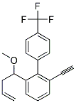 1-(1-METHOXY-BUT-3-ENYL)-2-(4-TRIFLUOROMETHYLPHENYL)ETHYNYL-BENZENE 结构式