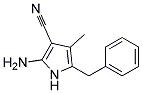 2-AMINO-5-BENZYL-4-METHYL-1H-PYRROLE-3-CARBONITRILE 结构式