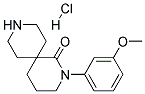2-(3-METHOXYPHENYL)-2,9-DIAZASPIRO[5.5]UNDECAN-1-ONE HYDROCHLORIDE 结构式