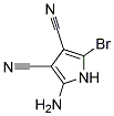 2-Amino-5-bromo-1H-pyrrole-3,4-dicarbonitrile 结构式