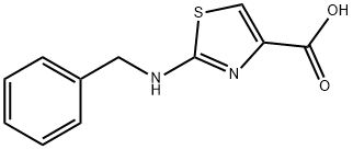 2-(苯基甲基氨基)-噻唑-4-甲酸 结构式