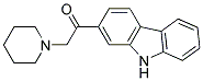 2-(9H-Carbazol-2-yl)-1-piperidin-1-yl-ethanone 结构式
