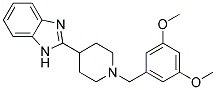 2-[1-(3,5-DIMETHOXYBENZYL)PIPERIDIN-4-YL]-1H-BENZIMIDAZOLE 结构式