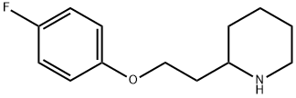 2-[2-(4-FLUOROPHENOXY)ETHYL]PIPERIDINE 结构式