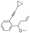 1-CYCLOPROPYLETHYNYL-2-(1-METHOXY-BUT-3-ENYL)-BENZENE 结构式