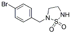 2-(4-BROMO-BENZYL)-[1,2,5]THIADIAZOLIDINE 1,1-DIOXIDE 结构式