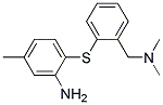 2-[(2-AMINO-4-METHYLPHENYL)THIO]-N,N-DI-METHYLBENZENEMETHANAMINE 结构式