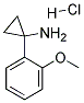 1-(2-METHOXY-PHENYL)-CYCLOPROPYLAMINE HYDROCHLORIDE 结构式