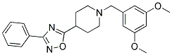 1-(3,5-DIMETHOXYBENZYL)-4-(3-PHENYL-1,2,4-OXADIAZOL-5-YL)PIPERIDINE 结构式