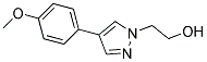 2-[4-(4-METHOXYPHENYL)-1H-PYRAZOL-1-YL]ETHANOL 结构式