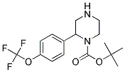 2-(4-TRIFLUOROMETHOXY-PHENYL)-PIPERAZINE-1-CARBOXYLIC ACID TERT-BUTYL ESTER 结构式