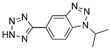 1-ISOPROPYL-5-(2H-TETRAZOL-5-YL)-1H-BENZOTRIAZOLE 结构式