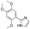 2-(2,4,5-TRIMETHOXY-PHENYL)-1H-IMIDAZOLE 结构式