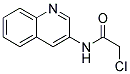 2-CHLORO-N-QUINOLIN-3-YL-ACETAMIDE 结构式