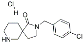 2-(4-CHLOROBENZYL)-2,7-DIAZASPIRO[4.5]DECAN-1-ONE HYDROCHLORIDE 结构式