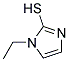 1-ETHYL-1H-IMIDAZOLE-2-THIOL 结构式