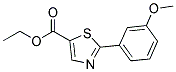 2-(3-METHOXY-PHENYL)-THIAZOLE-5-CARBOXYLIC ACID ETHYL ESTER 结构式