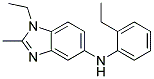 (1-ETHYL-2-METHYL-1H-BENZOIMIDAZOL-5-YL)-(2-ETHYL-PHENYL)-AMINE 结构式