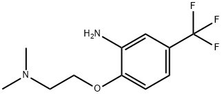 2-[2-(DIMETHYLAMINO)ETHOXY]-5-(TRIFLUOROMETHYL)-ANILINE 结构式