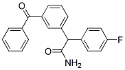 2-(3-BENZOYLPHENYL)-2-(4-FLUOROPHENYL)ACETAMIDE 结构式