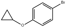 1-溴-4-(环丙基氧基)苯 结构式