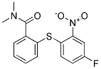 2-[(4-FLUORO-2-NITROPHENYL)THIO]-N,N-DIMETHYLBENZAMIDE 结构式