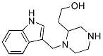 2-[1-(1H-INDOL-3-YLMETHYL)-PIPERAZIN-2-YL]-ETHANOL 结构式