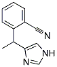 2-[1-(1H-Imidazol-4-yl)-ethyl]-benzonitrile 结构式