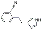 2-[2-(1H-IMIDAZOL-4-YL)-ETHYL]-BENZONITRILE 结构式