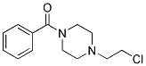 1-BENZOYL-4-(2-CHLOROETHYL)PIPERAZINE 结构式