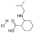 2-ISOBUTYLAMINO-CYCLOHEXANECARBOXYLIC ACID HYDROCHLORIDE 结构式