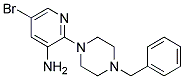 2-(4-BENZYL-PIPERAZIN-1-YL)-5-BROMO-PYRIDIN-3-YLAMINE 结构式